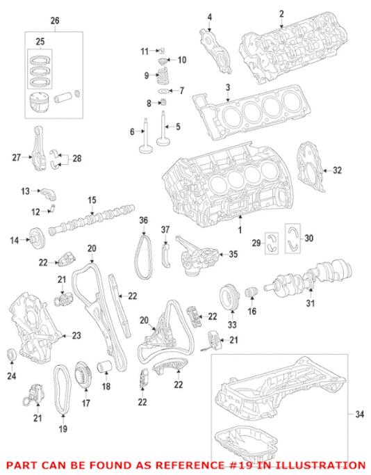 Mercedes Engine Timing Chain 0009931378